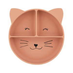 TRIXIE SILICONE DIVIDED SUCTION PLATE - MRS. CAT จานซิลิโคน