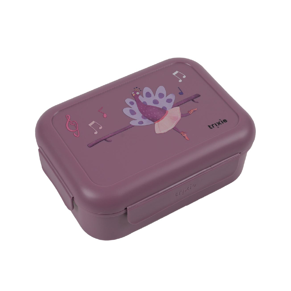 TRIXIE LUNCH BOX WITH CLIPS - MRS.PEACOCK กล่องอาหารเด็ก - Image 2