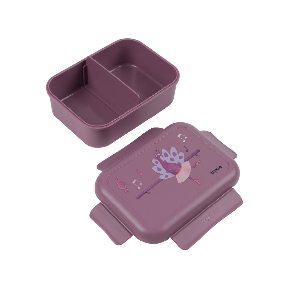 TRIXIE LUNCH BOX WITH CLIPS - MRS.PEACOCK กล่องอาหารเด็ก - Image 3
