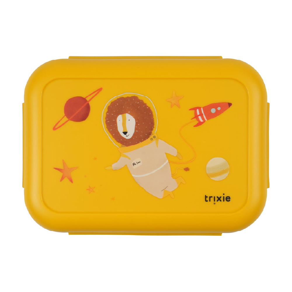 TRIXIE LUNCH BOX WITH CLIPS - MR.LION กล่องอาหารเด็ก