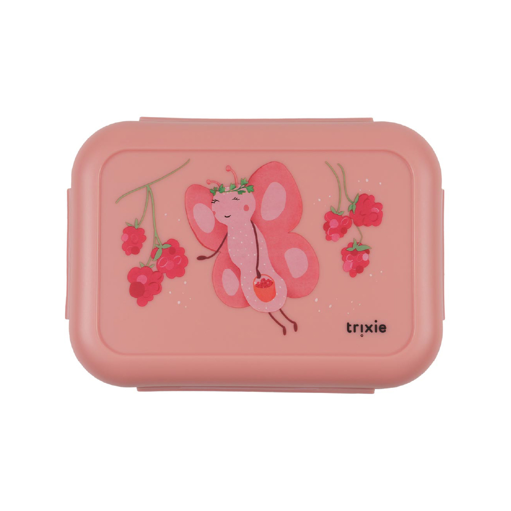 TRIXIE LUNCH BOX WITH CLIPS - MRS.BUTTERFLY กล่องอาหารเด็ก