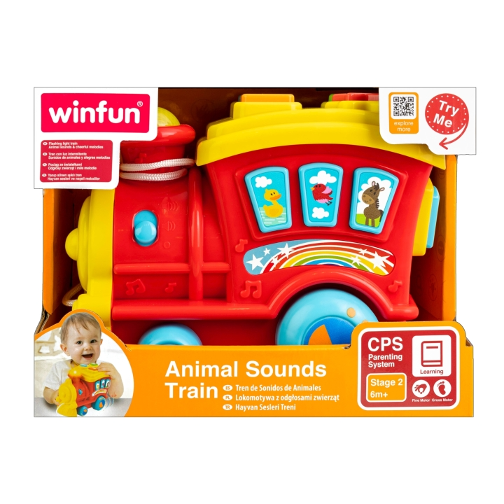 ANIMAL SOUNDS TRAIN รถไฟของเล่นพร้อมเสียงสัตว์น่ารัก