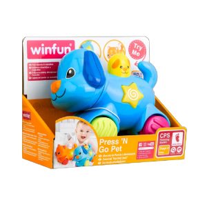 PRESS N GO PET PUPPY ลูกสุนัขของเล่นกดแล้ววิ่งได้