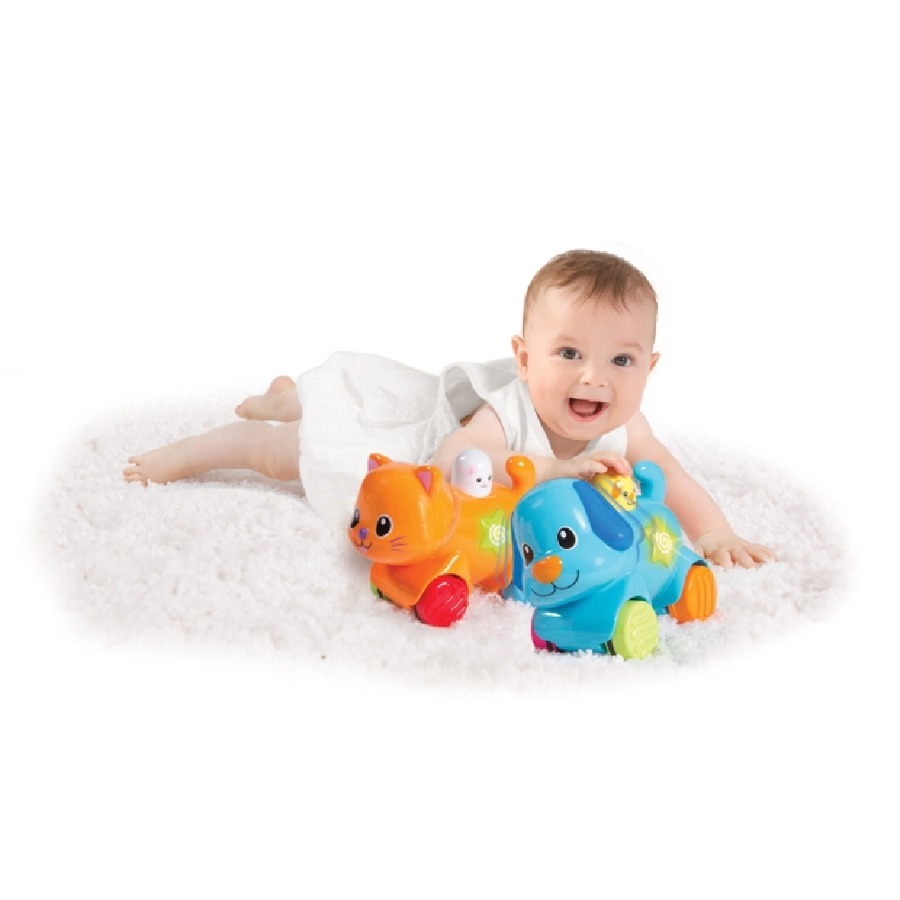 PRESS N GO PET PUPPY ลูกสุนัขของเล่นกดแล้ววิ่งได้ - Image 3
