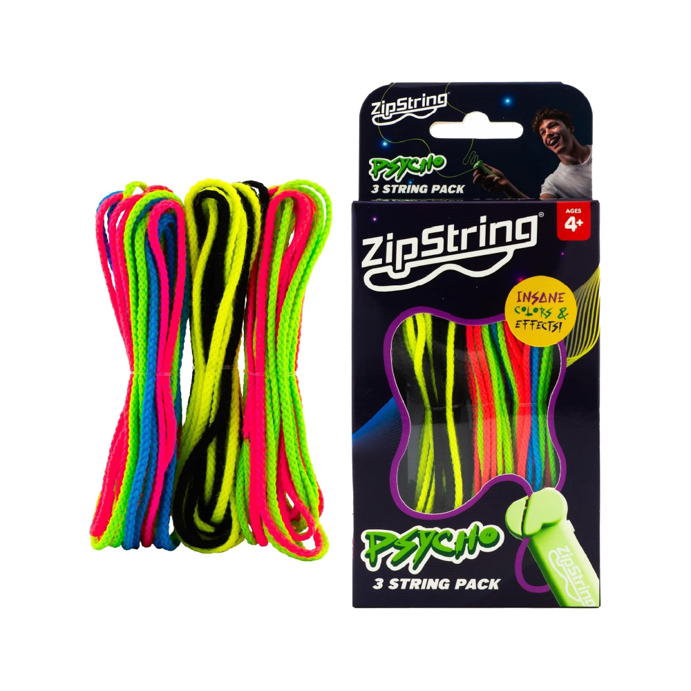 ZIPSTRING PSYCHO 3 STRING PACK ชุดเชือกอะไหล่ลายพิเศษ 3 เส้น