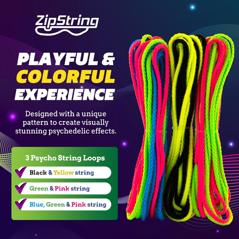 ZIPSTRING PSYCHO 3 STRING PACK ชุดเชือกอะไหล่ลายพิเศษ 3 เส้น - Image 2