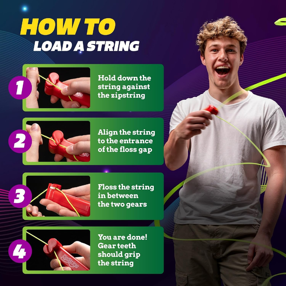 ZIPSTRING PSYCHO 3 STRING PACK ชุดเชือกอะไหล่ลายพิเศษ 3 เส้น - Image 4