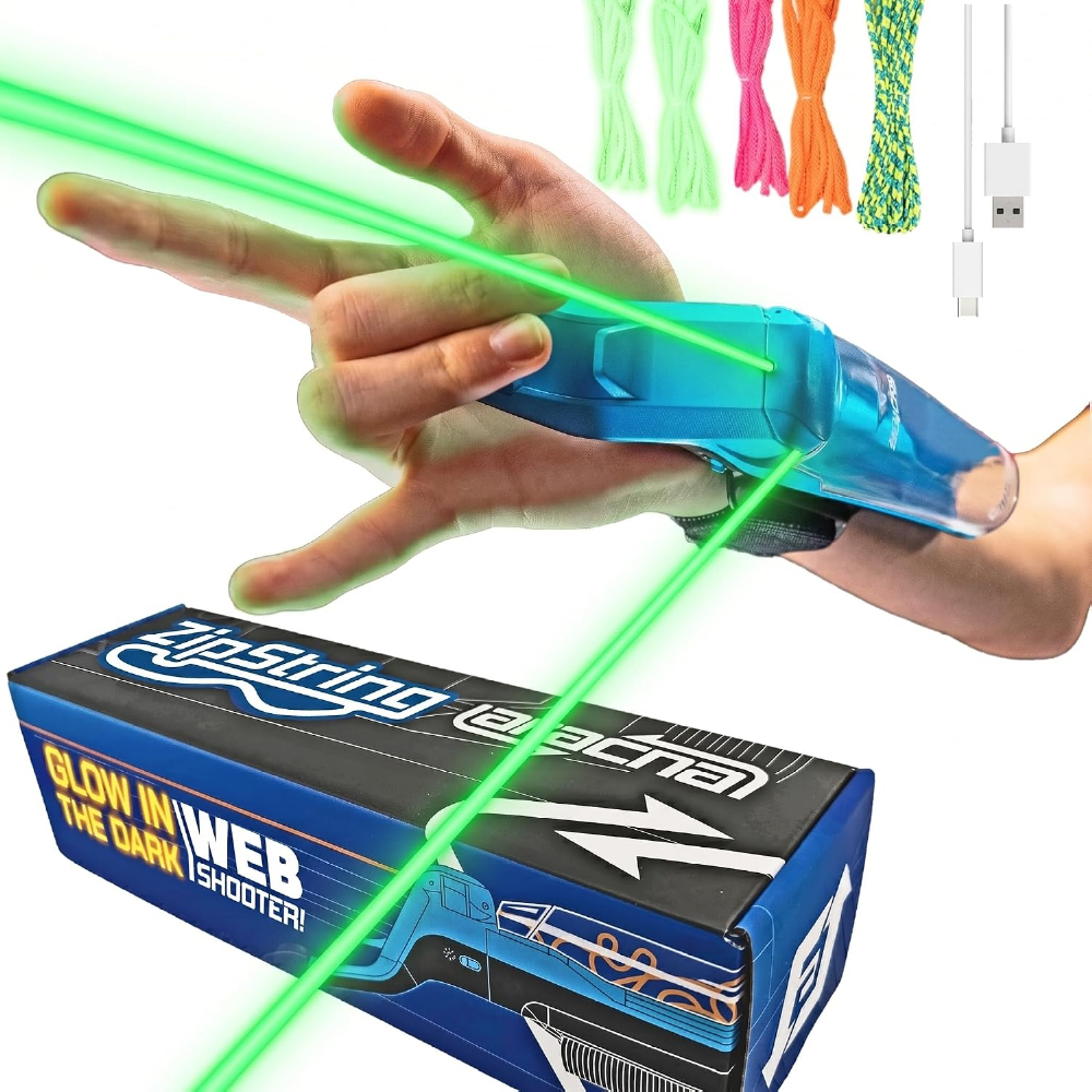 ZIPSTRING ARACNA GLOW IN THE DARK ของเล่นยิงใยแมงมุมเรืองแสง