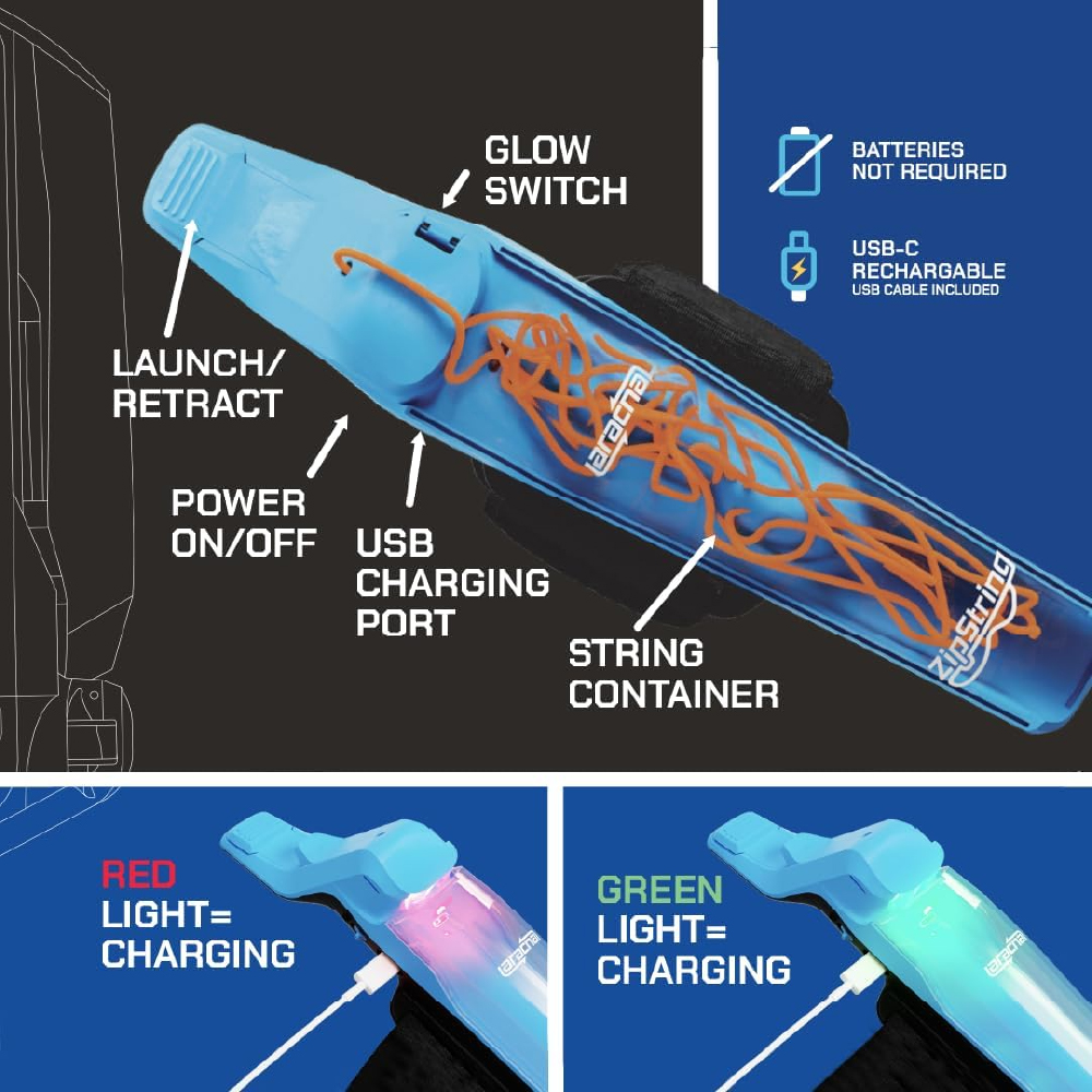 ZIPSTRING ARACNA GLOW IN THE DARK ของเล่นยิงใยแมงมุมเรืองแสง - Image 5