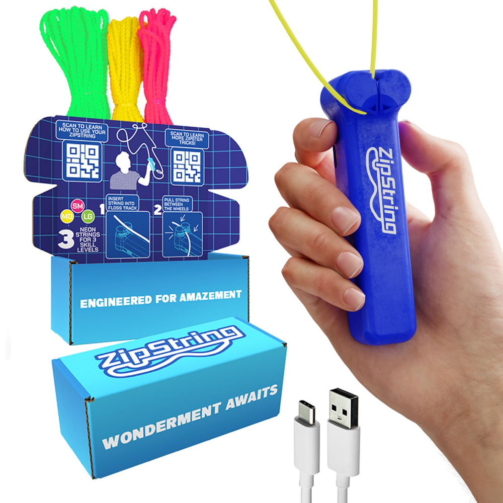 ZIPSTRING ORIGINAL - BLUE ของเล่นเชือกลอยอัจฉริยะ