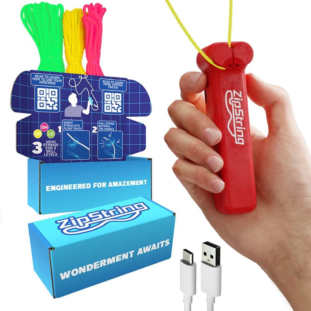 ZIPSTRING ORIGINAL - RED ของเล่นเชือกลอยอัจฉริยะ