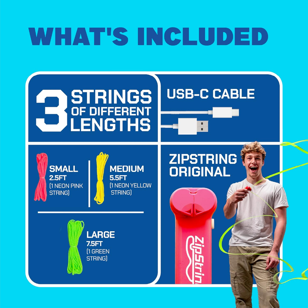ZIPSTRING ORIGINAL - RED ของเล่นเชือกลอยอัจฉริยะ - Image 4