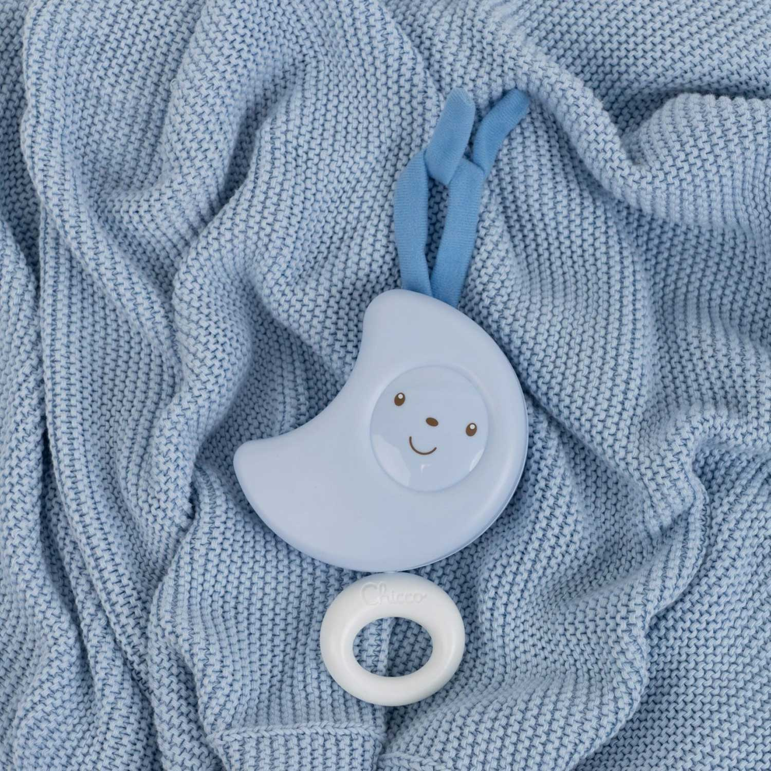 CHICCO TOY MUSICAL MOON BLUE ของเล่นกล่องดนตรีสำหรับเด็ก - Image 3