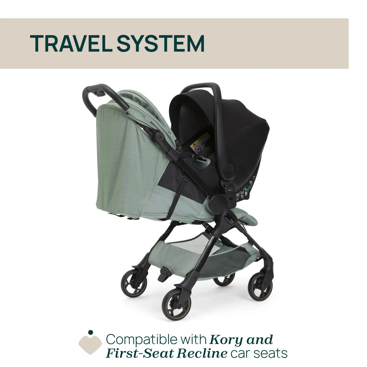 CHICCO WE 2 STROLLER - PEBBLE รถเข็นเด็กน้ำหนักเบา - Image 8