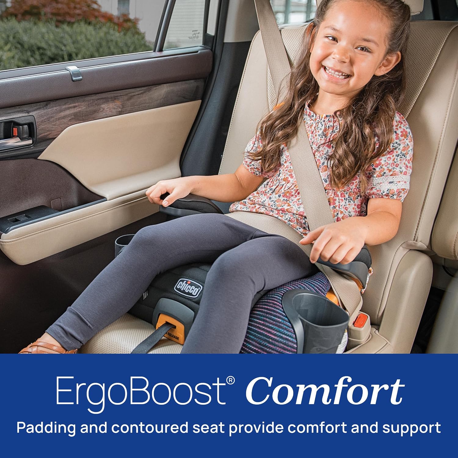 CHICCO GO FIT CLEARTEX PLUS - STATIC USA เป็นคาร์ซีทแบบ Backless Booster Seat สำหรับเด็กโต - Image 3