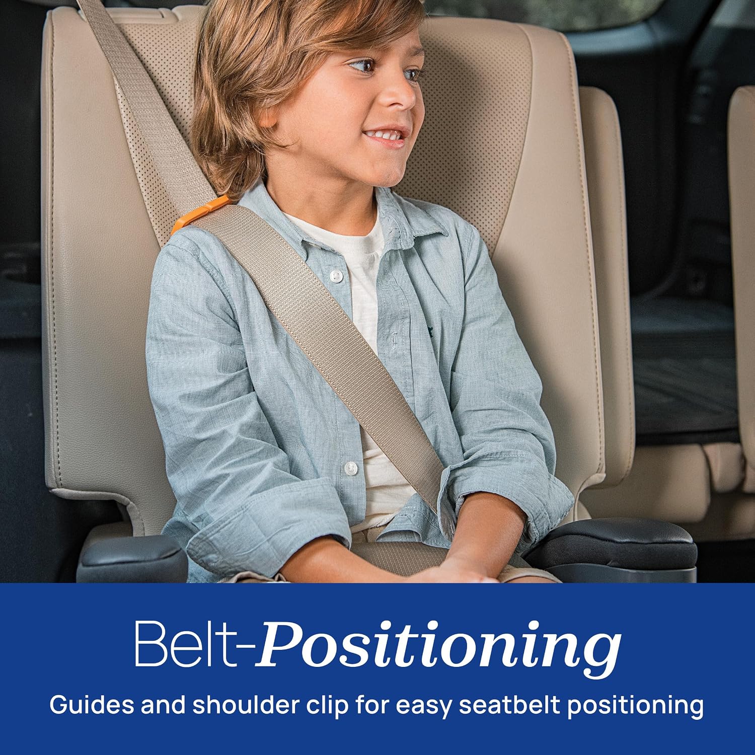 CHICCO GO FIT CLEARTEX PLUS - STATIC USA เป็นคาร์ซีทแบบ Backless Booster Seat สำหรับเด็กโต - Image 6