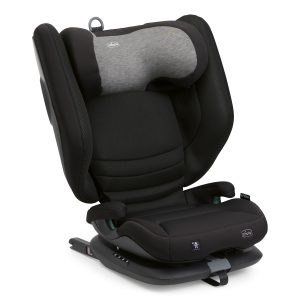 CHICCO FOLD&GO S I-SIZE BABY CAR SEAT - POSH BLACK คาร์ซีทสำหรับเด็กโตแบบมีพนักพิง