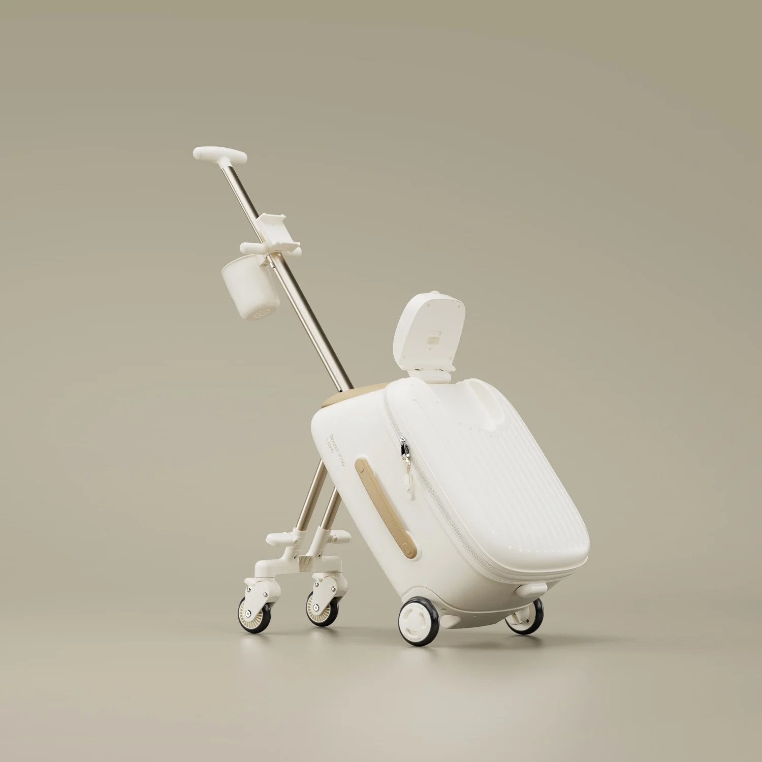 LECOCO TRAVEL STROLLER C-BOX B3 - WHITE กระเป๋าเดินทางสุดอเนกประสงค์ - Image 4