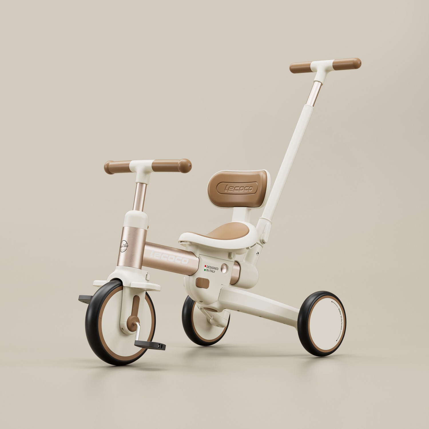 LECOCO 2IN1 BALANCE BIKE X3 PLUS - WHITE จักรยานทรงตัวเด็กที่ปรับเป็นจักรยานถีบแป้นเหยียบได้ในคันเดียว