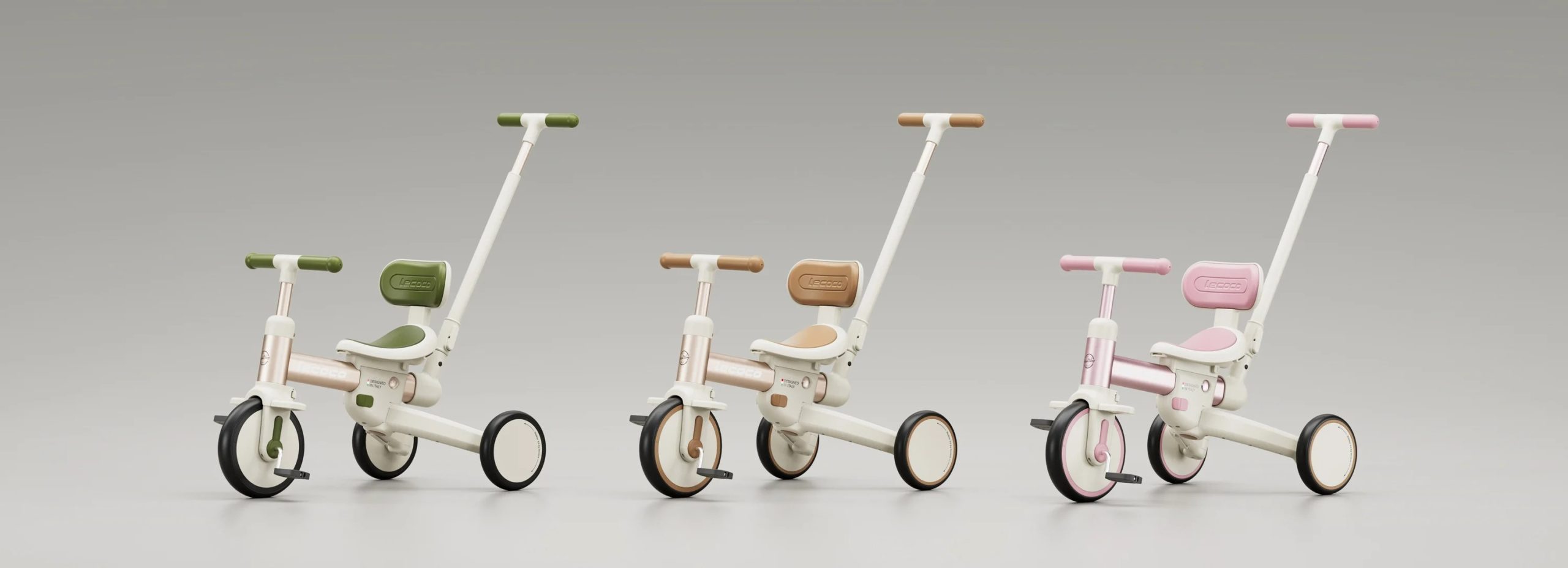 LECOCO 2IN1 BALANCE BIKE X3 PLUS - WHITE จักรยานทรงตัวเด็กที่ปรับเป็นจักรยานถีบแป้นเหยียบได้ในคันเดียว - Image 3
