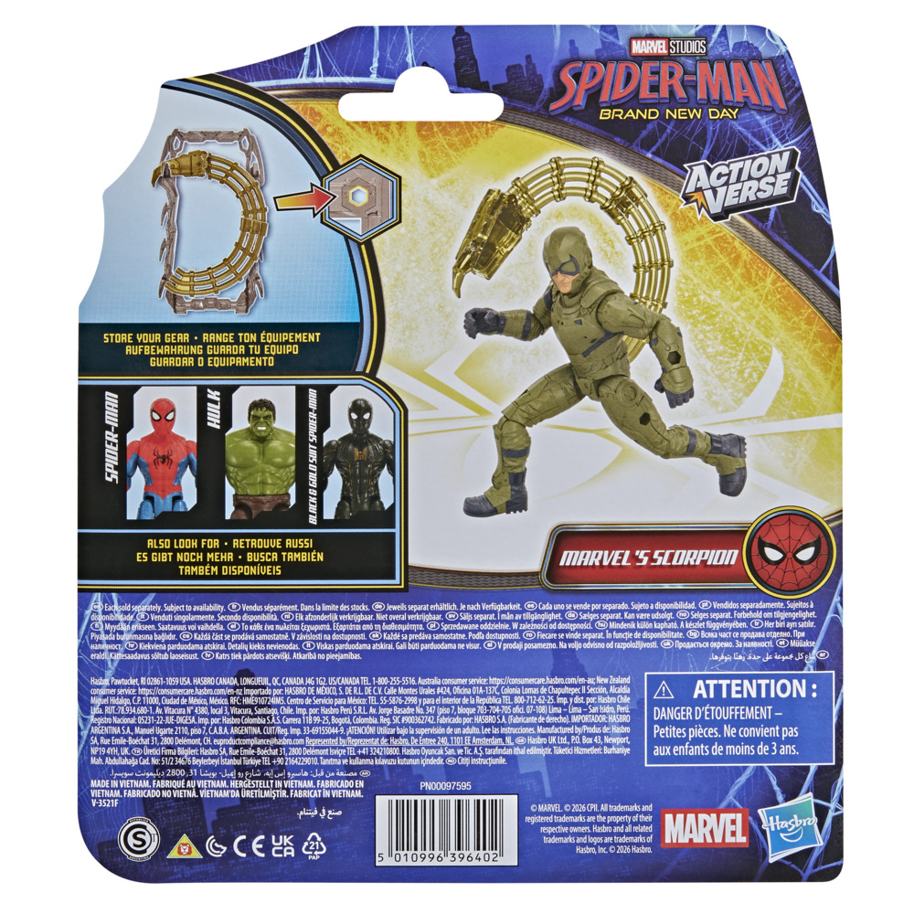 SPIDERMAN BRAND NEW DAY FIG W GEAR: MARVEL SCORPIONเตรียมรับมือกับการโจมตีอันแสนอันตราย! - Image 3
