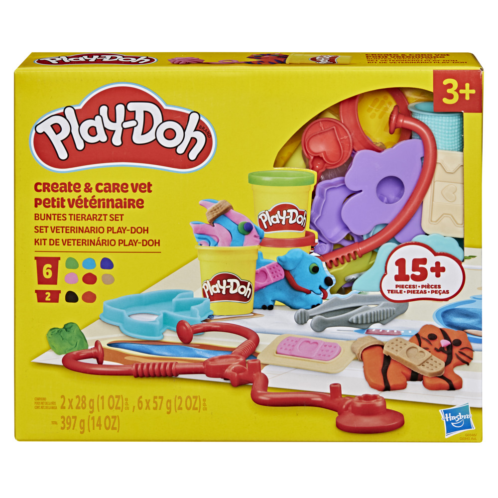 PLAY-DOH CREATE & CARE VET SETปลุกปั้นจินตนาการและส่งเสริมจิตใจที่อ่อนโยน