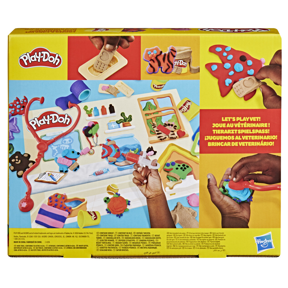 PLAY-DOH CREATE & CARE VET SETปลุกปั้นจินตนาการและส่งเสริมจิตใจที่อ่อนโยน - Image 2