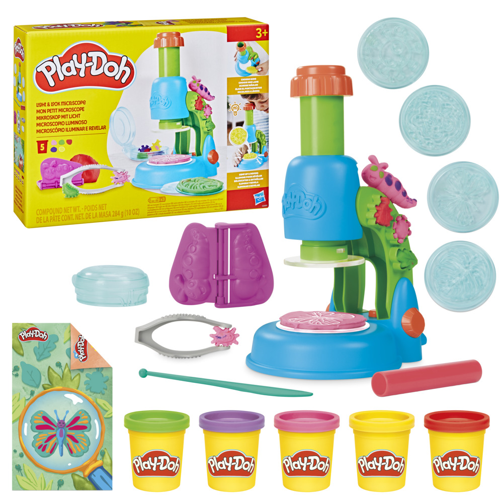 PLAY-DOH LIGHT AND LOOK MICROSCOPEชุดไมโครสโคปที่มาพร้อมกับไฟ - Image 3