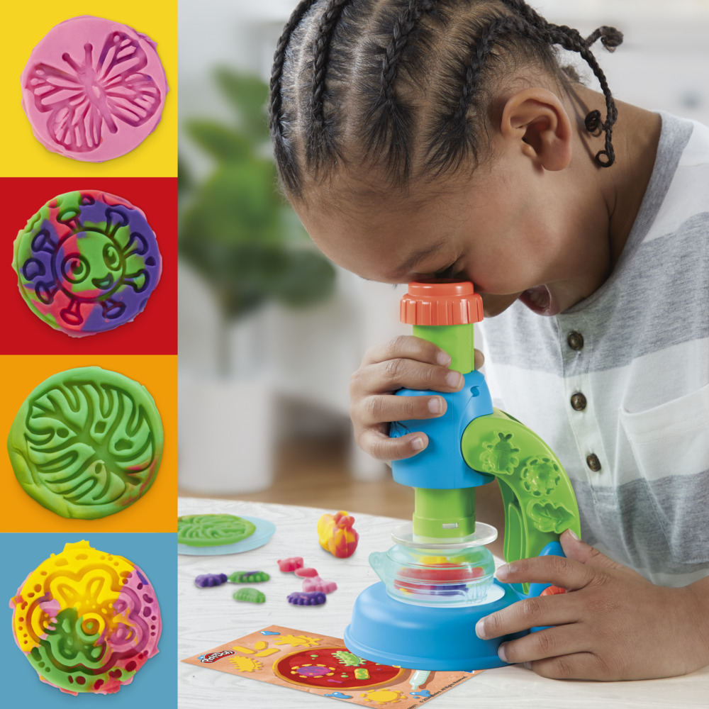 PLAY-DOH LIGHT AND LOOK MICROSCOPEชุดไมโครสโคปที่มาพร้อมกับไฟ - Image 6