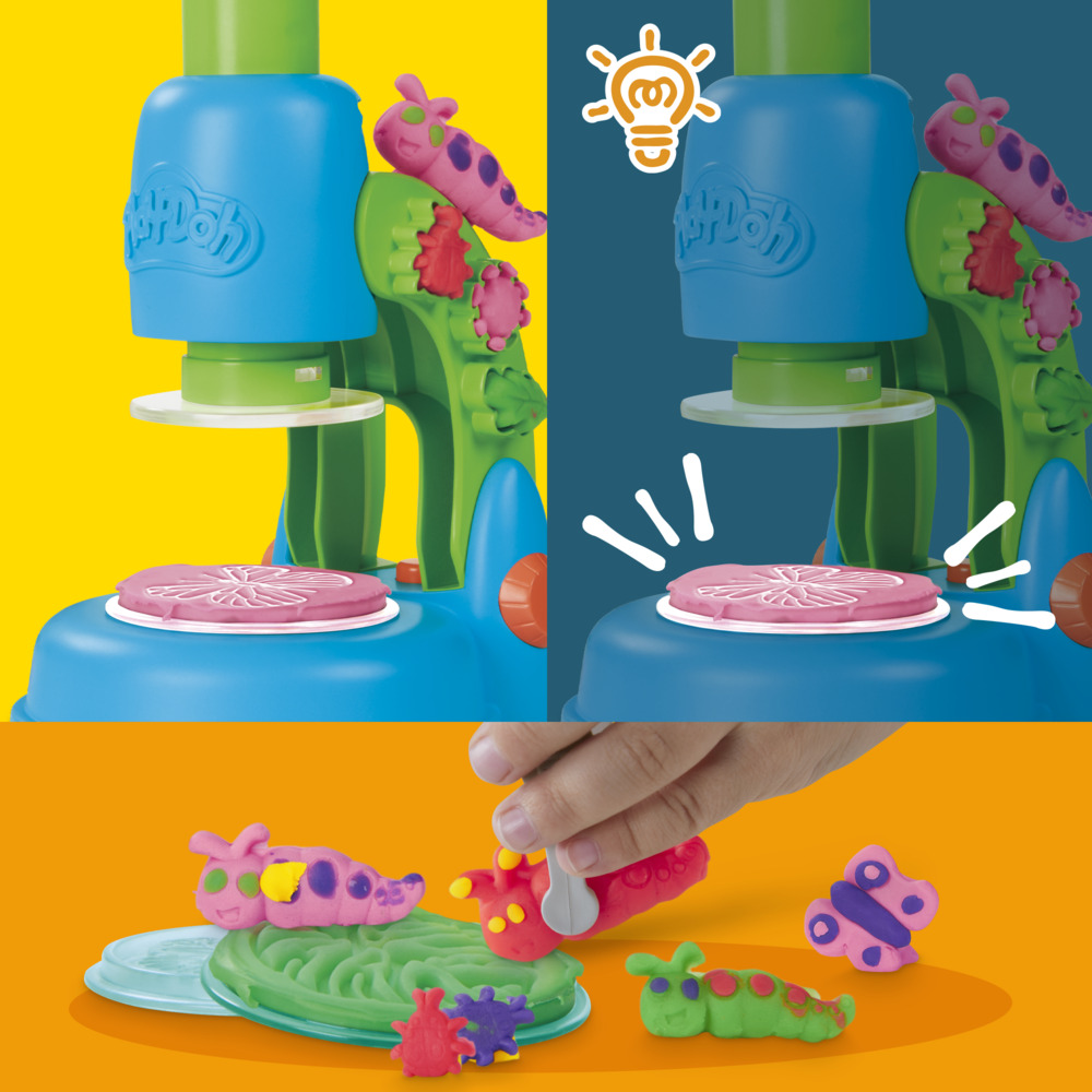 PLAY-DOH LIGHT AND LOOK MICROSCOPEชุดไมโครสโคปที่มาพร้อมกับไฟ - Image 7