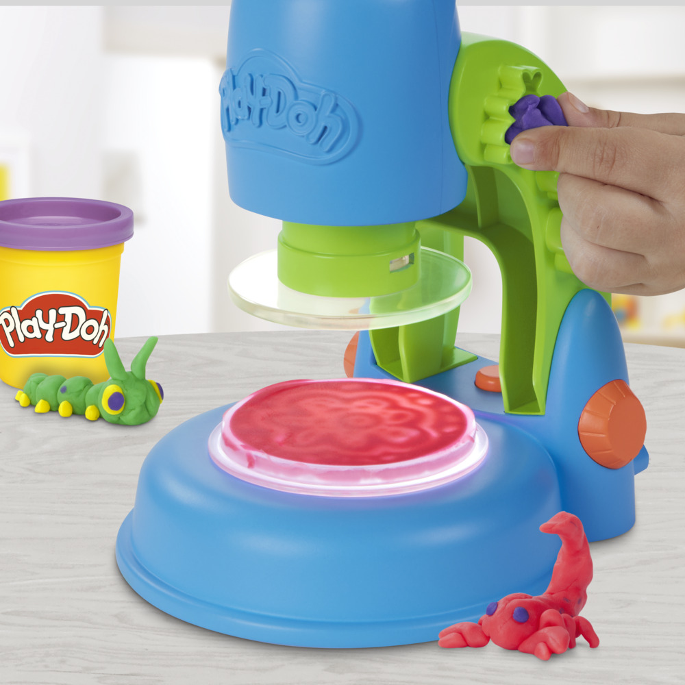 PLAY-DOH LIGHT AND LOOK MICROSCOPEชุดไมโครสโคปที่มาพร้อมกับไฟ - Image 9