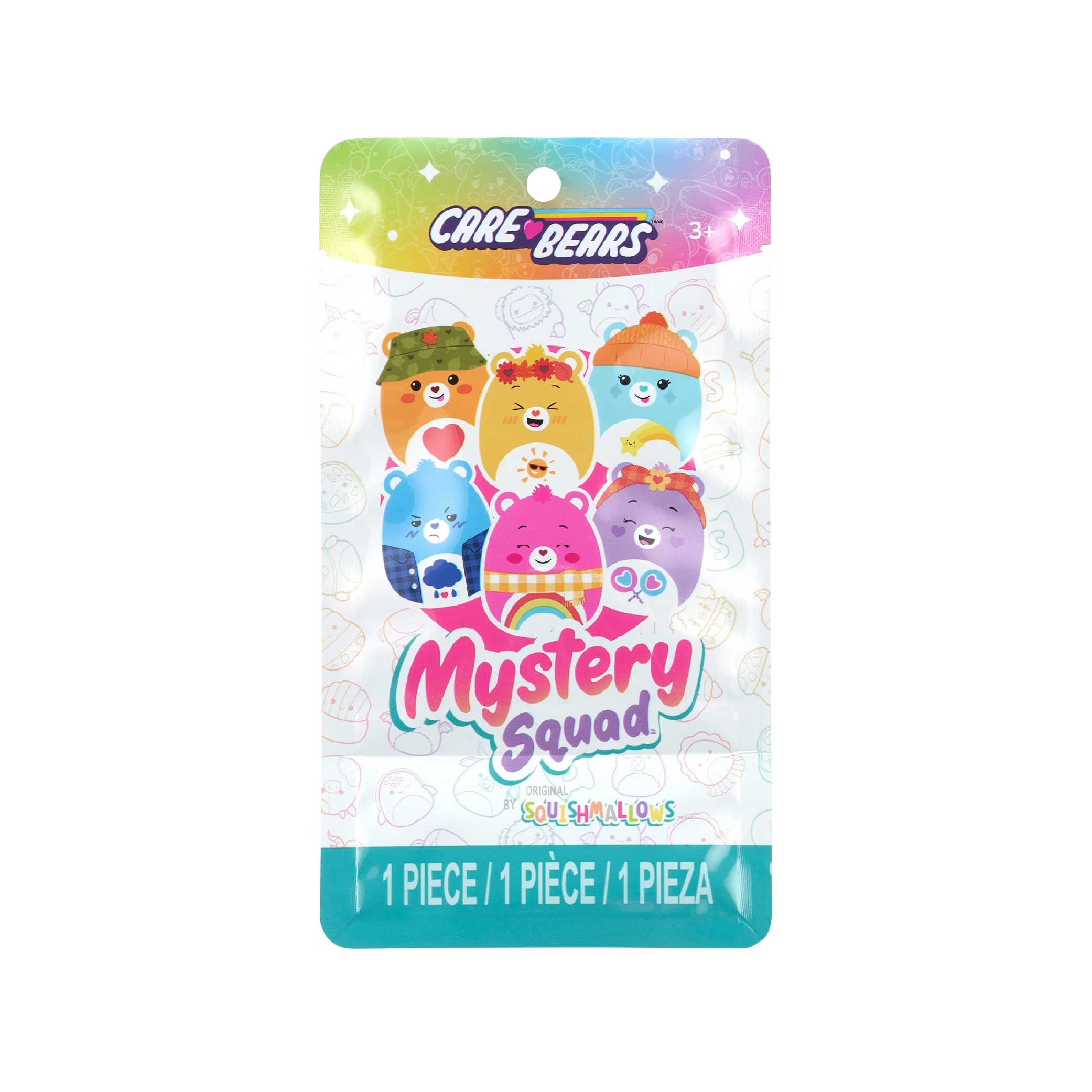 SQUISHMALLOWS 5" MYSTERY SQUAD-CAREBEARS L19 ตุ๊กตาขนาด 5 นิ้ว