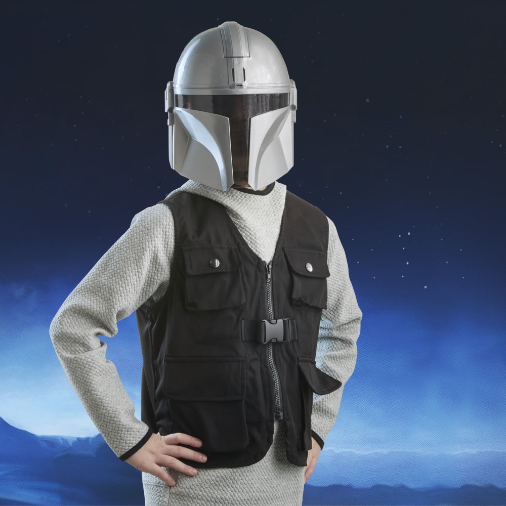 STAR WARS MOVIE MANDALORIAN ELECTRONIC MASKสวมบทบาทเป็นนักล่าเงินรางวัล - Image 4