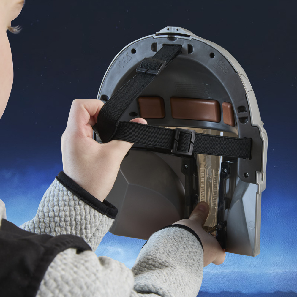 STAR WARS MOVIE MANDALORIAN ELECTRONIC MASKสวมบทบาทเป็นนักล่าเงินรางวัล - Image 2
