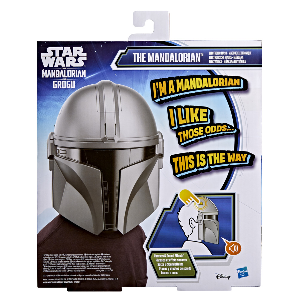 STAR WARS MOVIE MANDALORIAN ELECTRONIC MASKสวมบทบาทเป็นนักล่าเงินรางวัล - Image 8