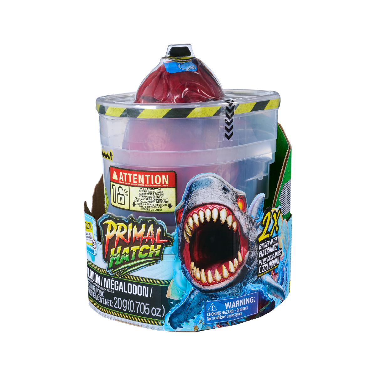 PRIMAL HATCH MEGALODON SHARK ของเล่นไข่ฟักฉลามยักษ์