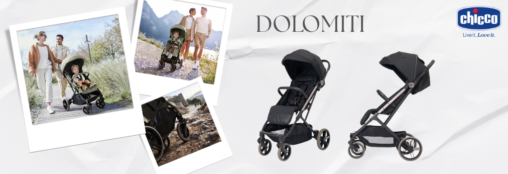 รถเข็นเด็กพับเล็ก เดินทาง Chicco Dolomiti