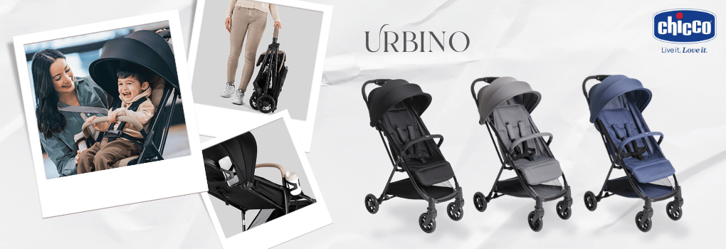 รถเข็นเด็กพับได้ chicco urbino