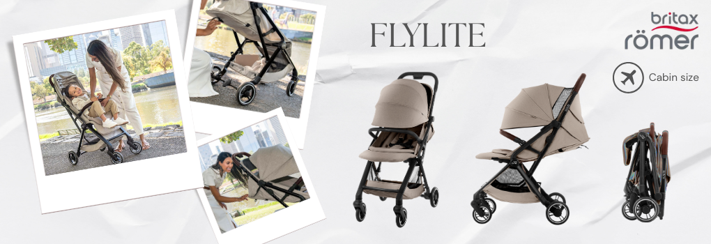 รถเข็นเด็ก Britax Romer Flylite ขึ้นเครื่องบินได้
