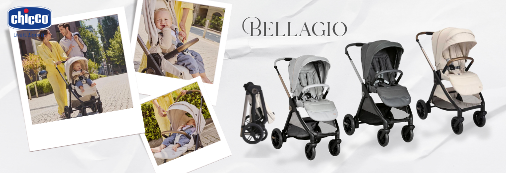 รถเข็นเด็กพับได้ Chicco Bellagio