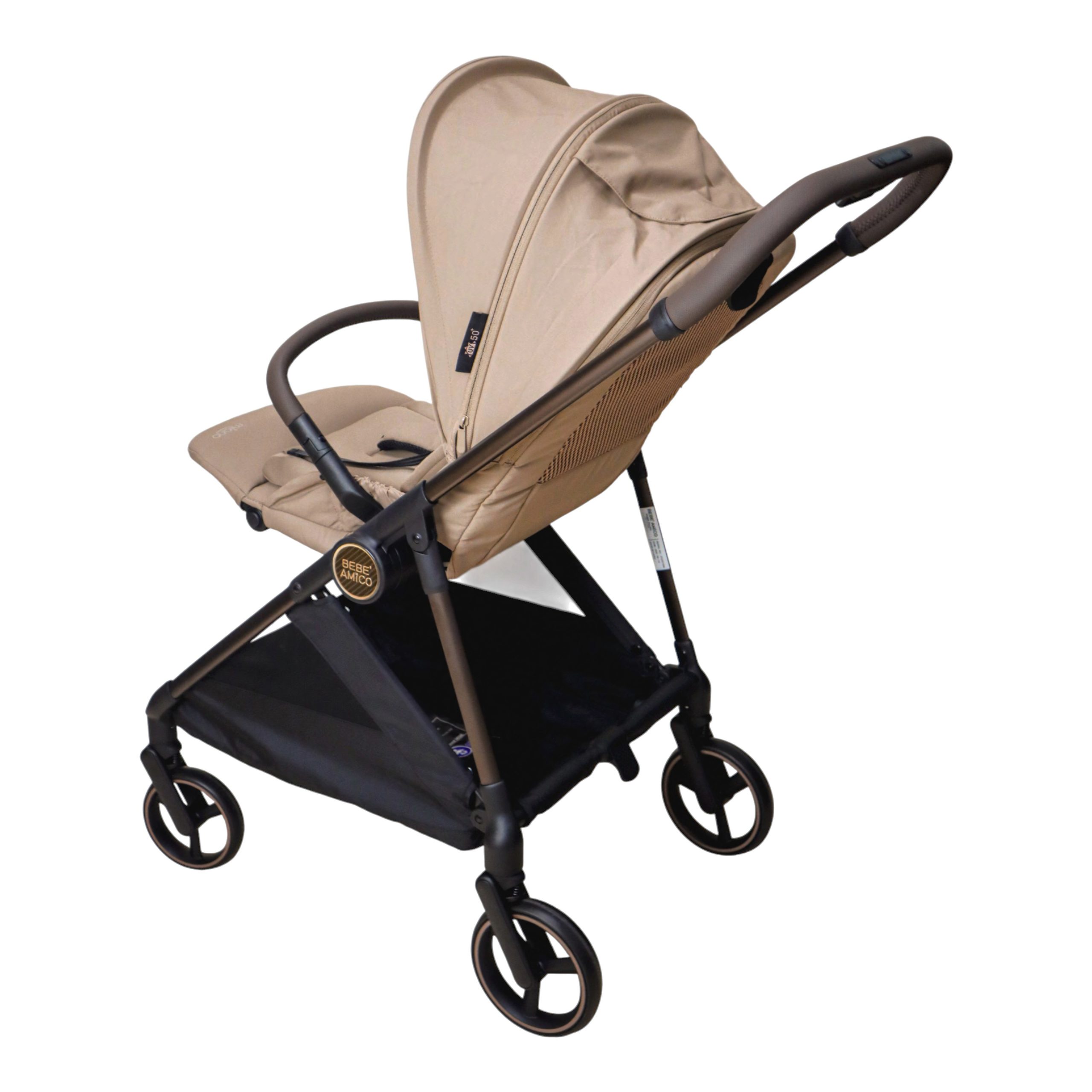 BEBE AMICO MILANO STROLLER - CEDAR BROWN รถเข็นเด็ก - Image 3