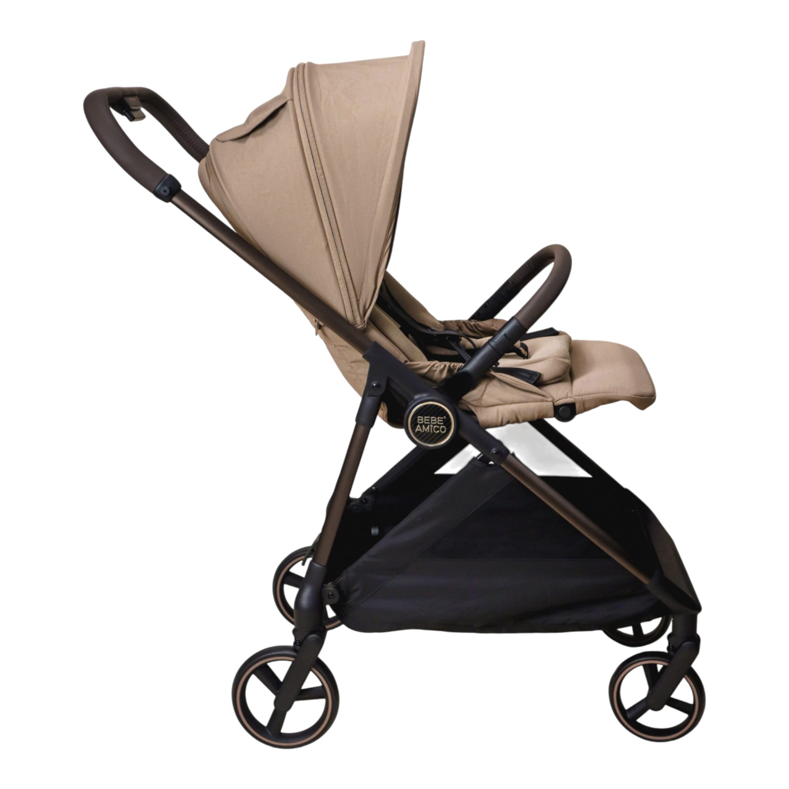 BEBE AMICO MILANO STROLLER - CEDAR BROWN รถเข็นเด็ก - Image 6