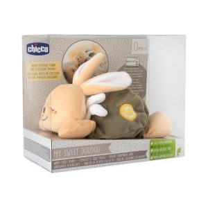 CHICCO MY SWEET DOUDOU WARM CUDDLE BUNNY ตุ๊กตากระต่ายอุ่นนุ่มแสนละมุน
