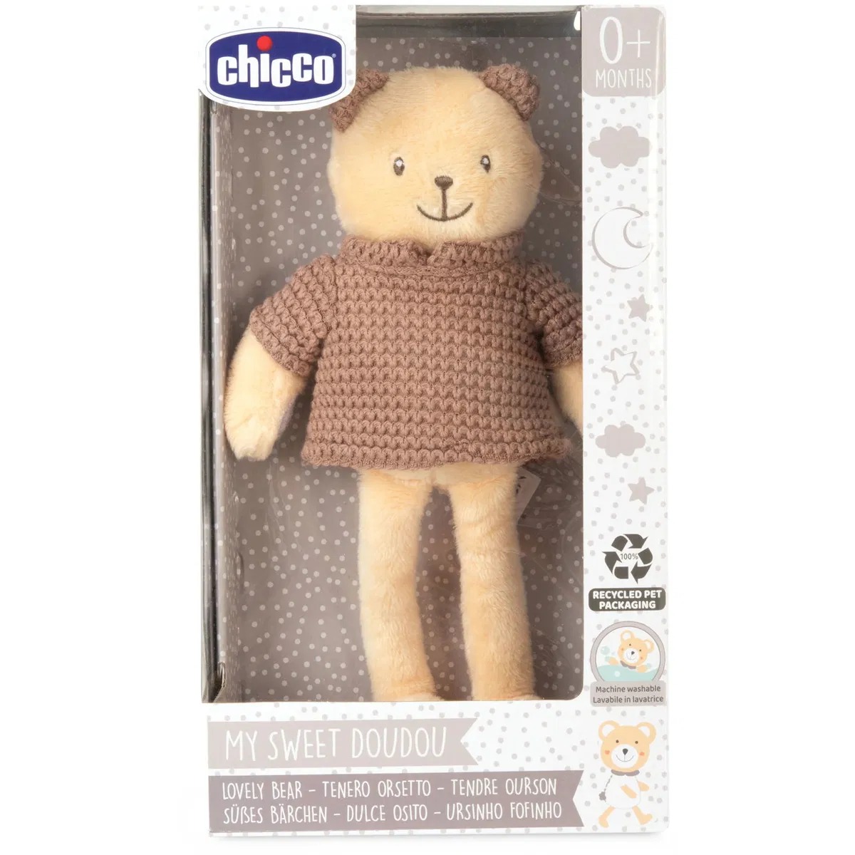 CHICCO MY SWEET DOUDOU LOVELY BEAR ตุ๊กตาผ้าปลอบนอนดีไซน์น้องหมีแสนน่ารัก