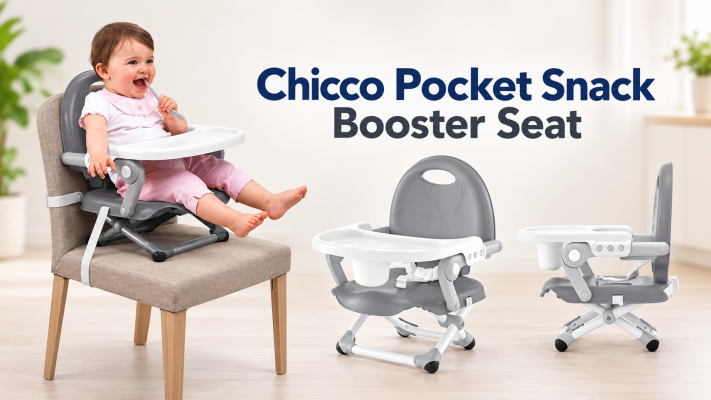 เก้าอี้ทานข้าวเด็กพกพา Chicco Pocket Snack Seat
