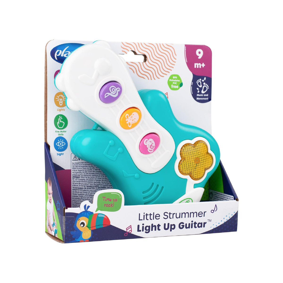 PLAYGRO LITTLE STRUMMER LIGHT UP GUITAR ของเล่นกีตาร์ดนตรีมีไฟสุดน่ารัก - Image 2