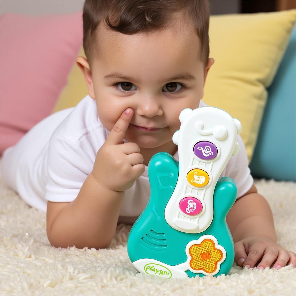 PLAYGRO LITTLE STRUMMER LIGHT UP GUITAR ของเล่นกีตาร์ดนตรีมีไฟสุดน่ารัก - Image 5