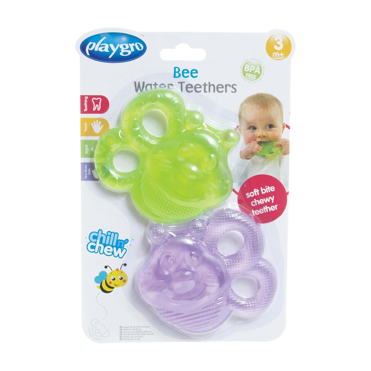 PLAYGRO BEE WATER TEETHER ยางกัดบรรจุน้ำบริสุทธิ์ดีไซน์รูปผึ้งน้อย