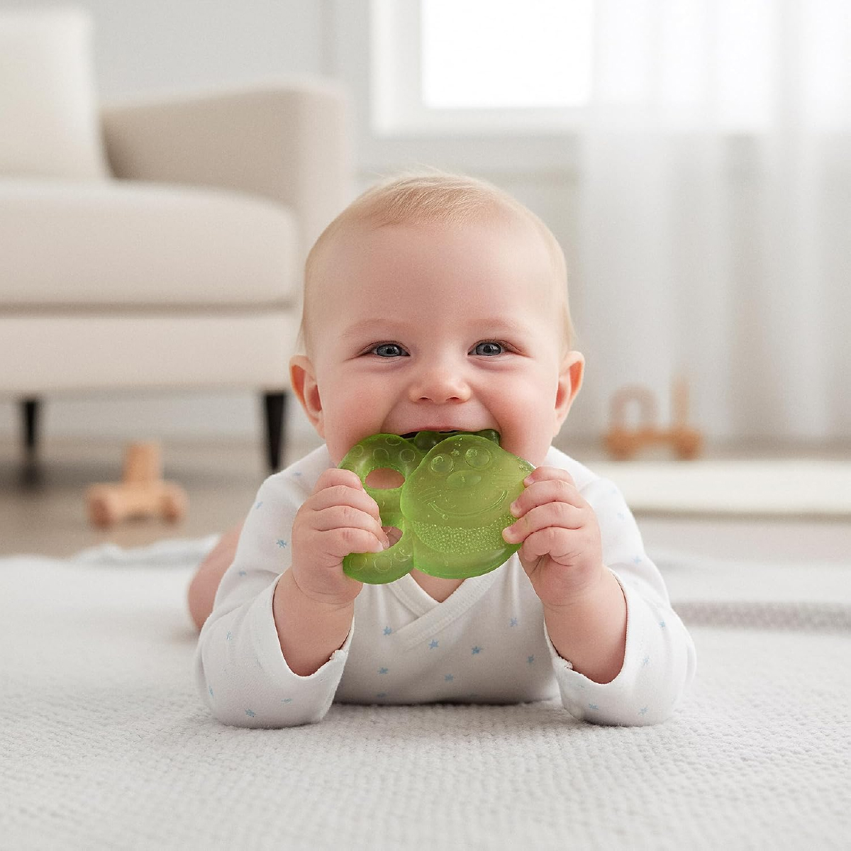 PLAYGRO BEE WATER TEETHER ยางกัดบรรจุน้ำบริสุทธิ์ดีไซน์รูปผึ้งน้อย - Image 3