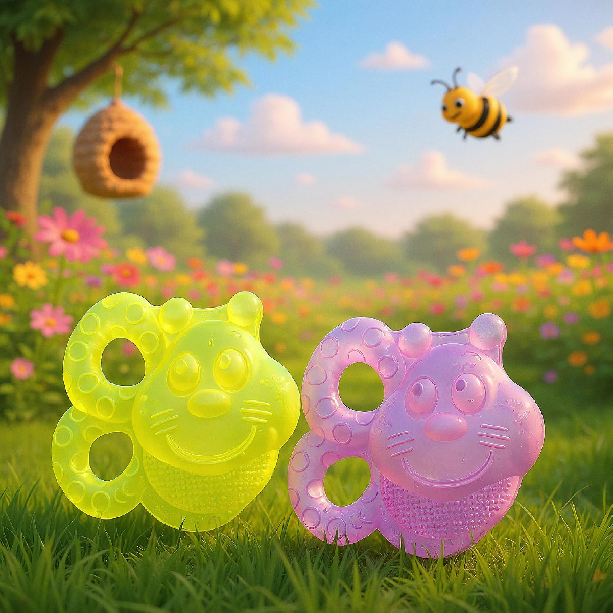 PLAYGRO BEE WATER TEETHER ยางกัดบรรจุน้ำบริสุทธิ์ดีไซน์รูปผึ้งน้อย - Image 4